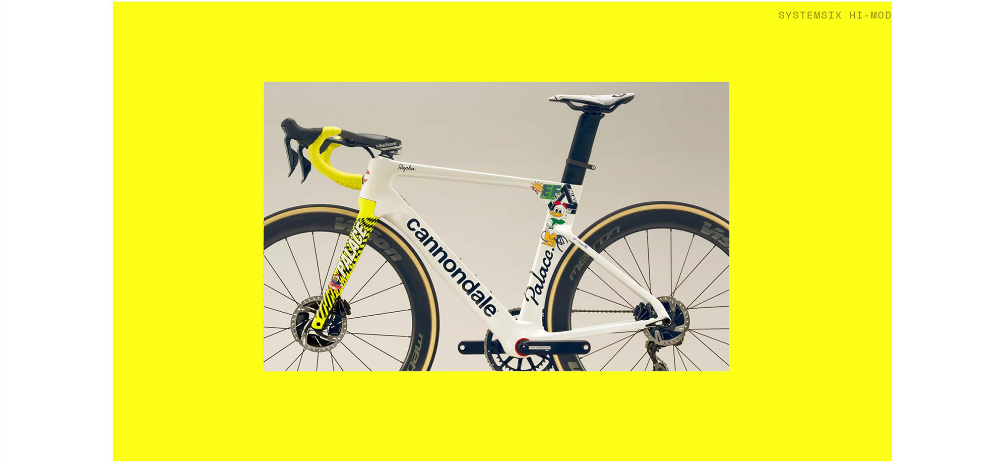 yellow cannondale bike