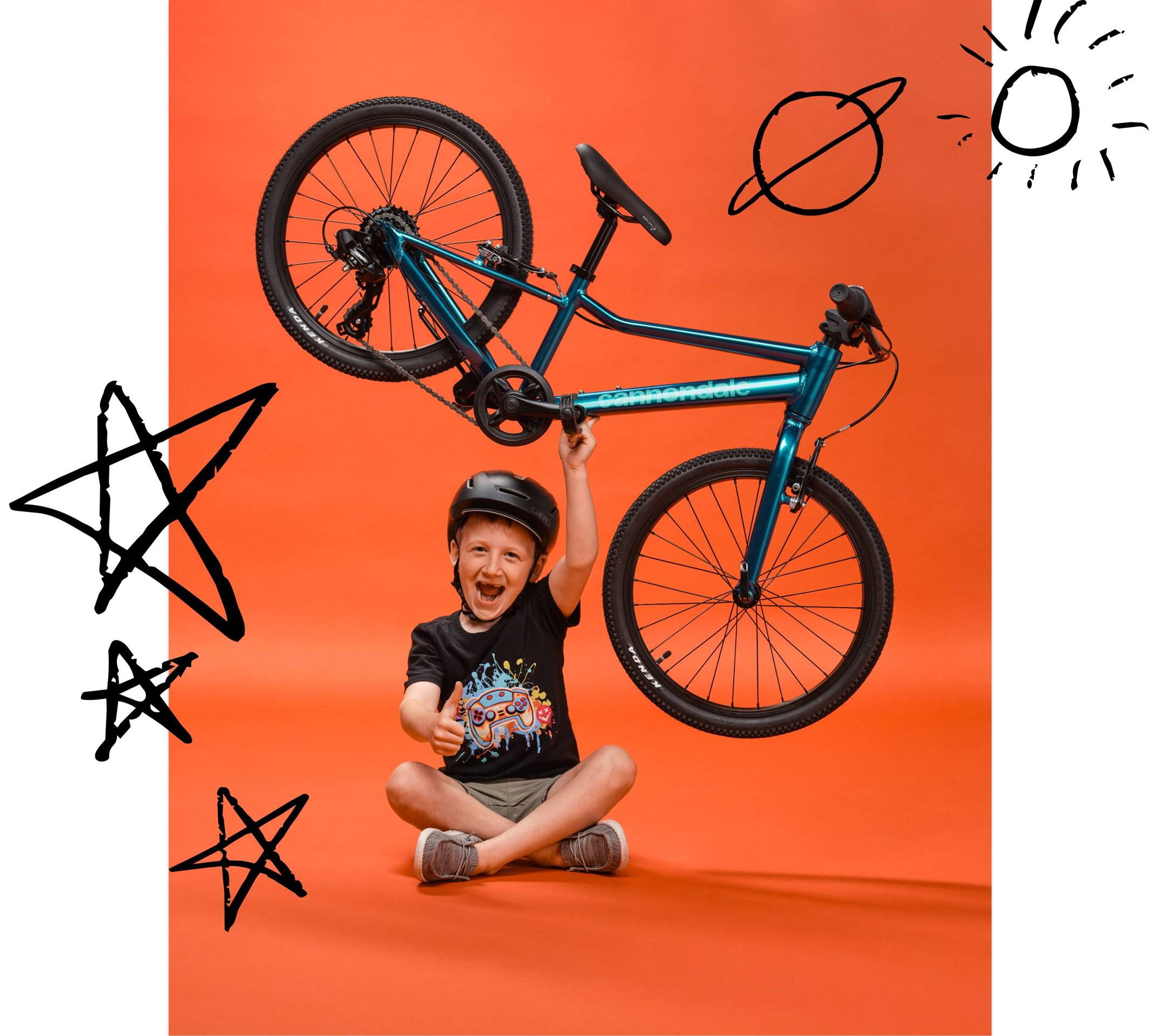 toddler on a balance bike