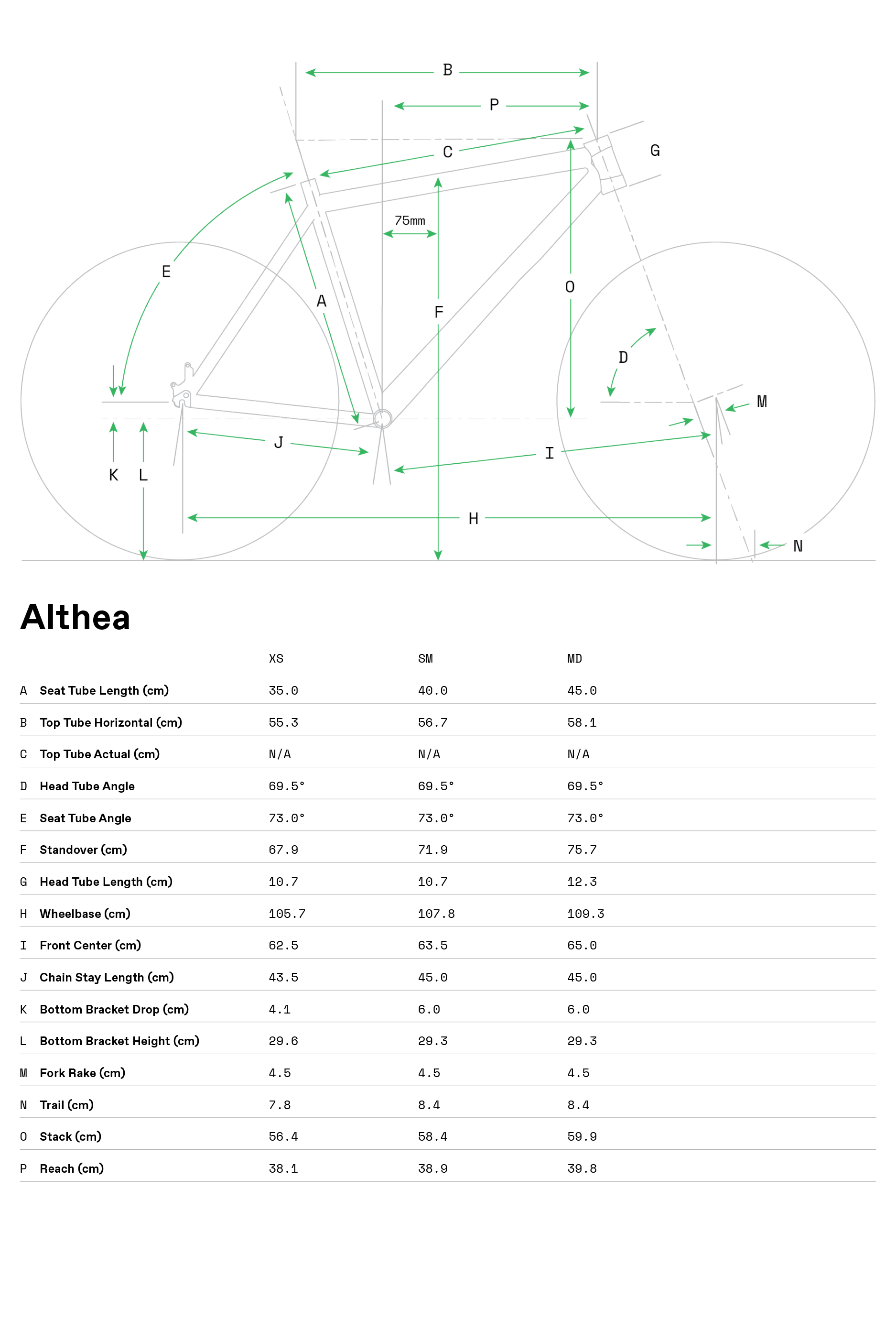 cannondale sizing