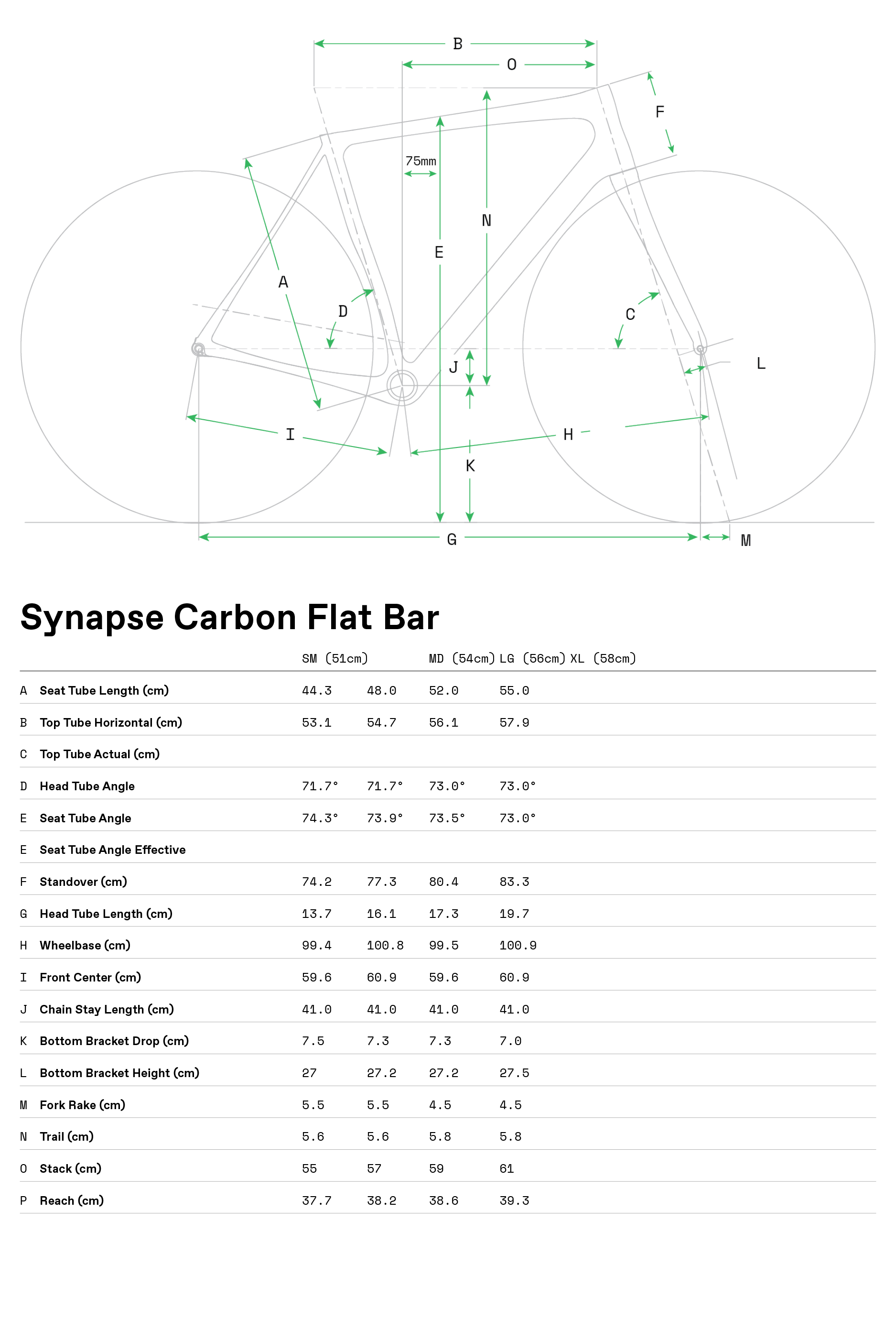 cannondale synapse carbon disc tiagra flatbar