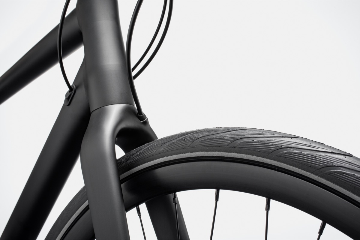 a close-up of a bicycle tire