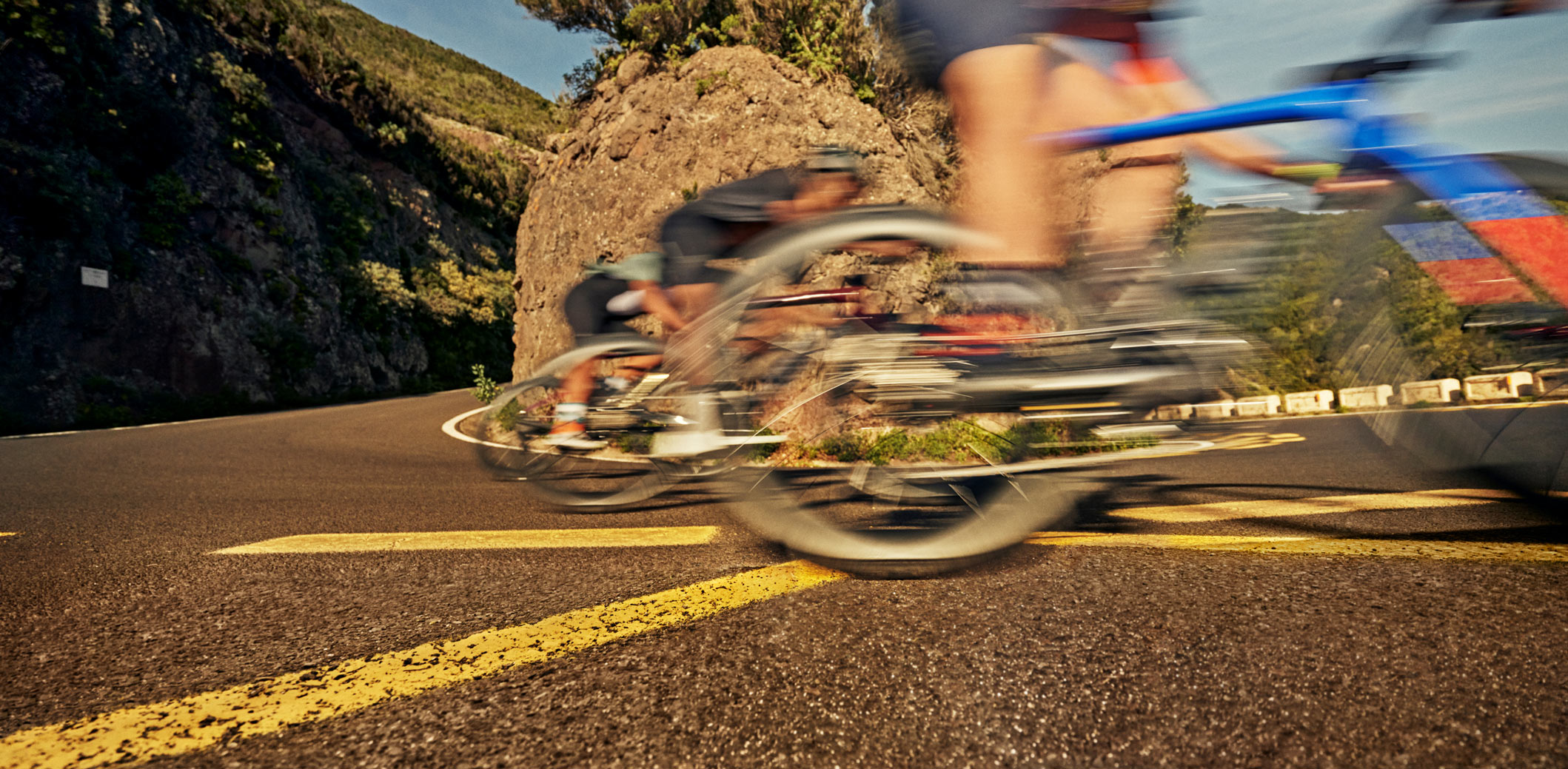 a person riding a bicycle